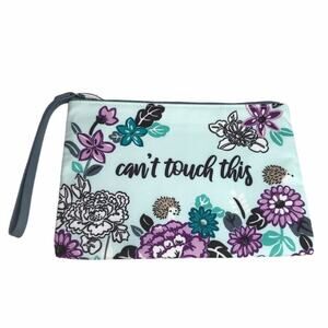 Vera Bradley Lighten Wristlet Penelope’s Garden, Blue, Purple